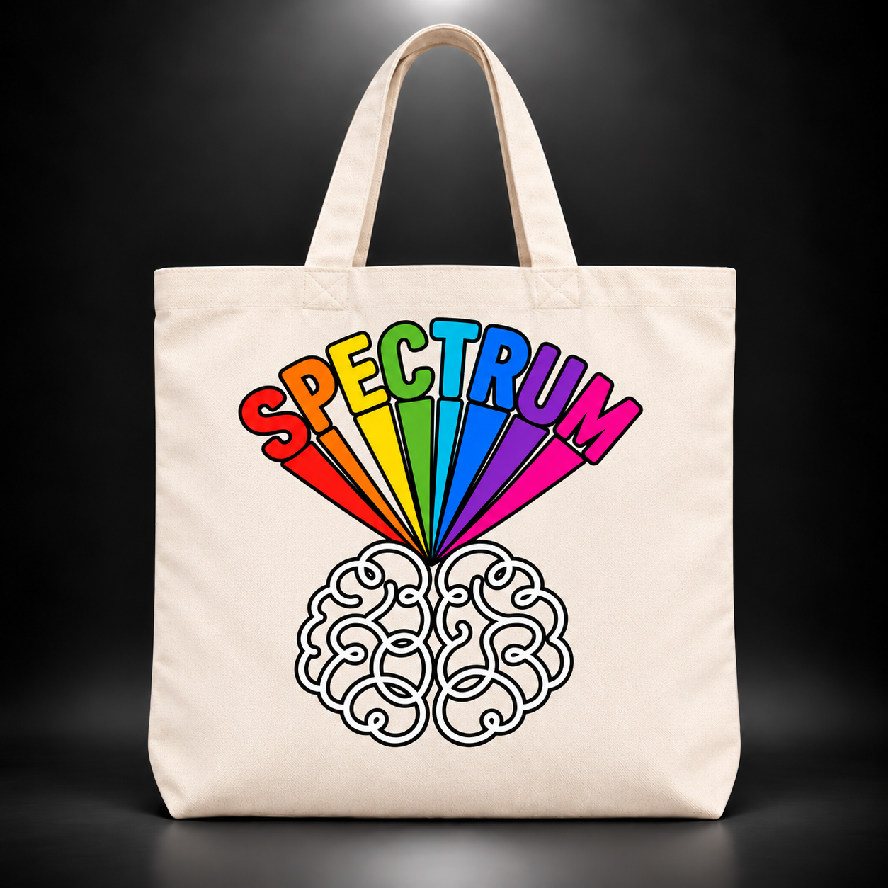 Spectrum Brain NUROSTARS tote bag