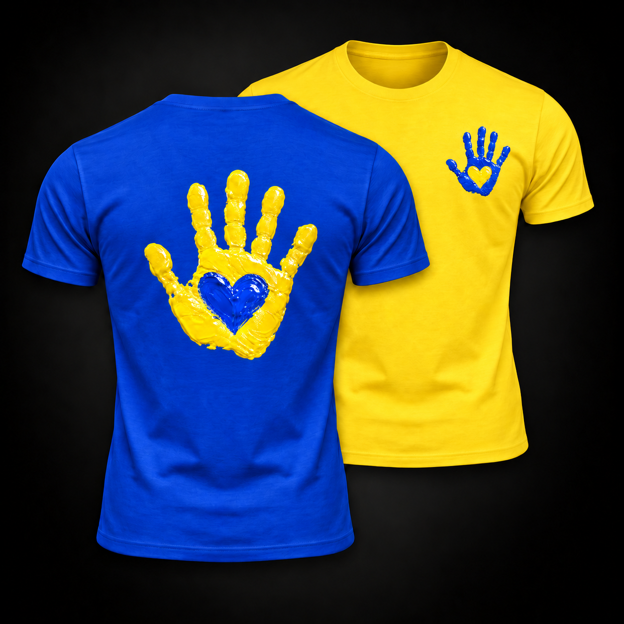 Hand Heart - Royal Blue