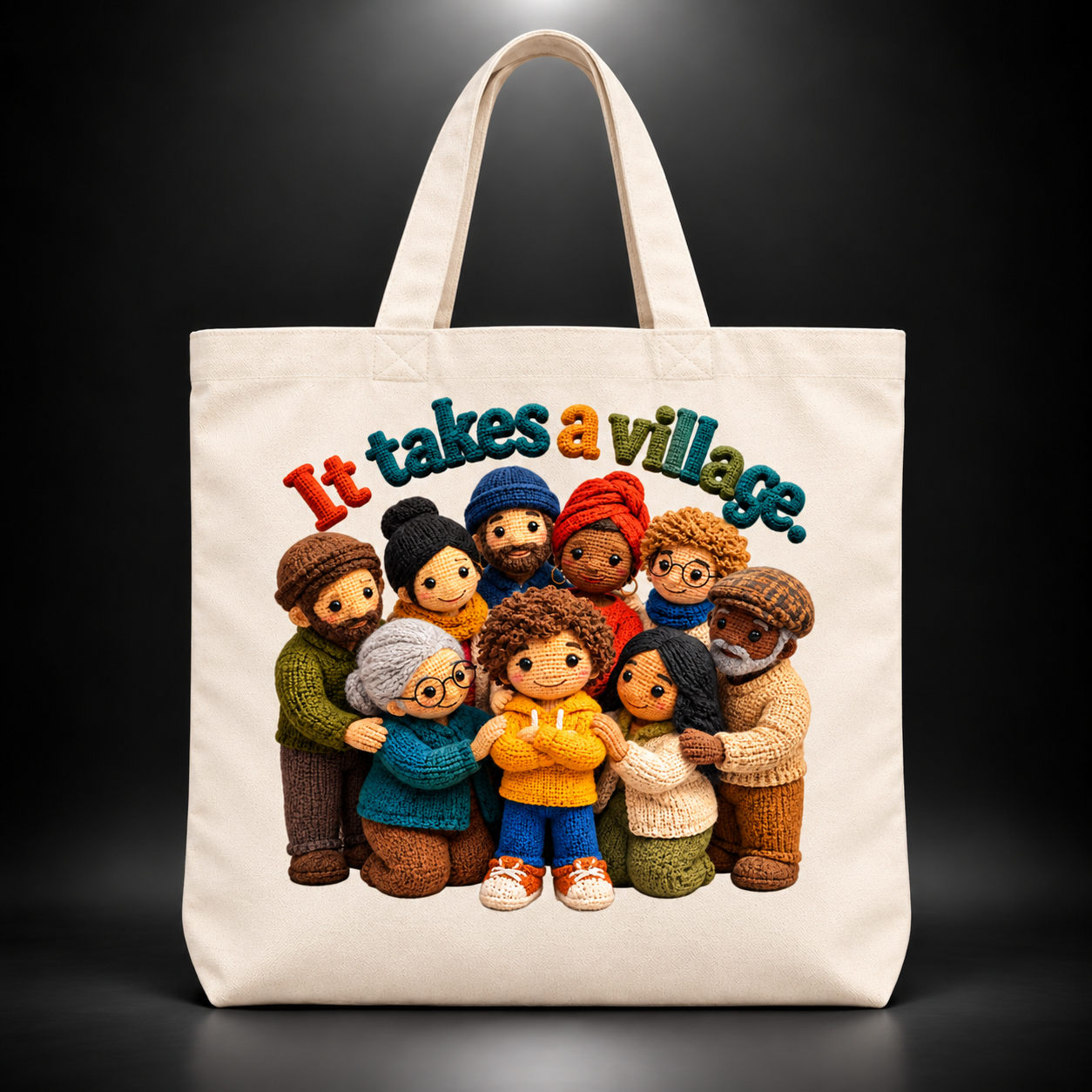 It Takes a Village NUROSTARS tote bag