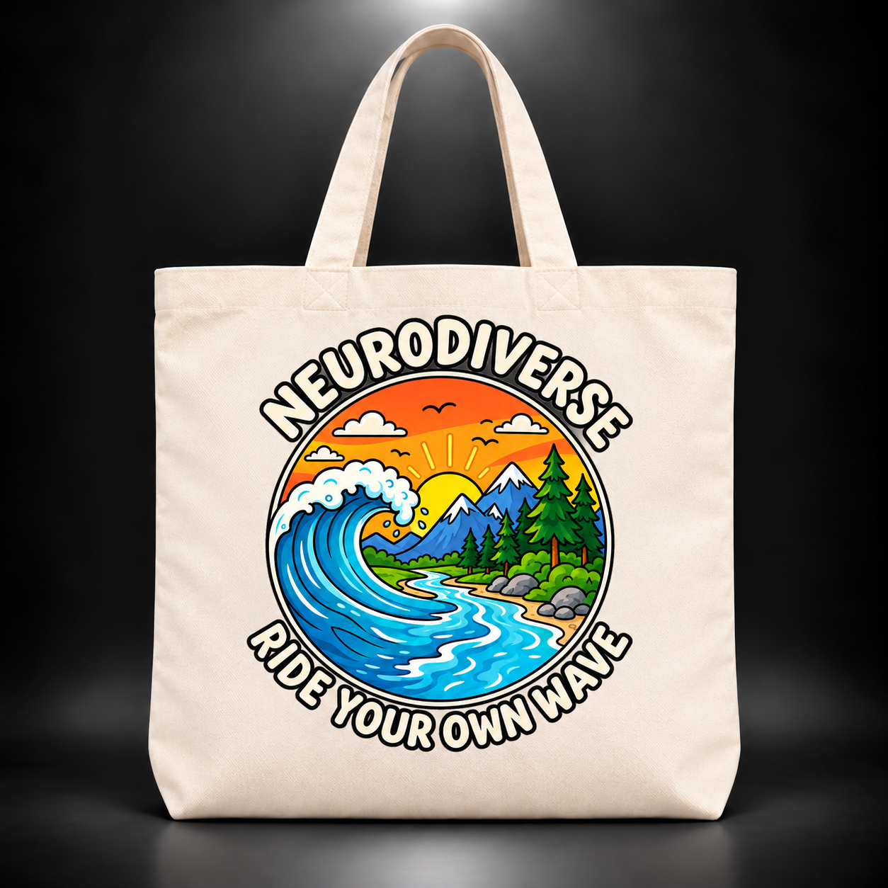 Ride Your Own Wave NUROSTARS tote bag