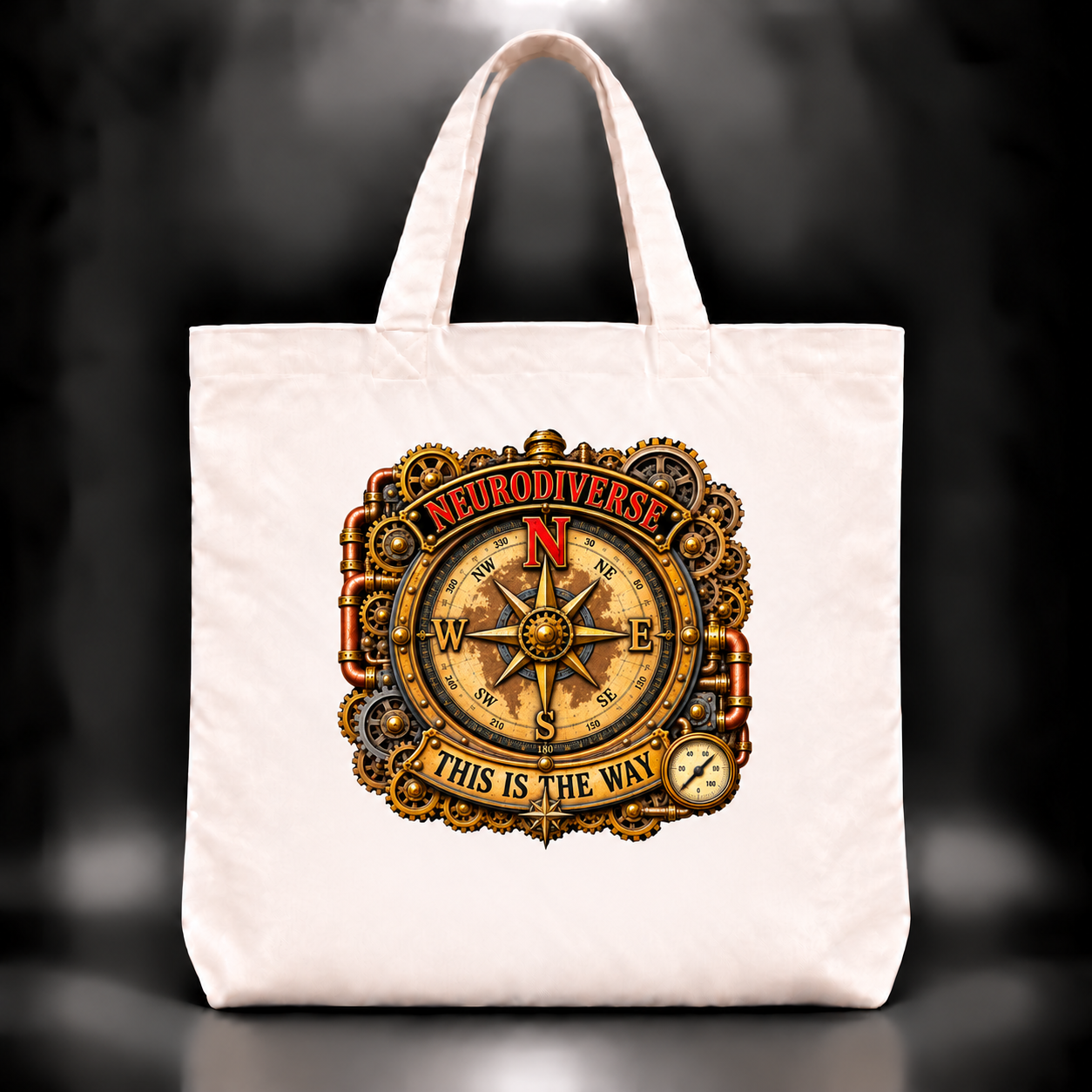 Neurodiverse Compass NUROSTARS tote bag