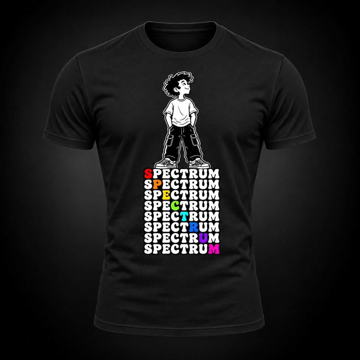 On Spectrum Boy - Black
