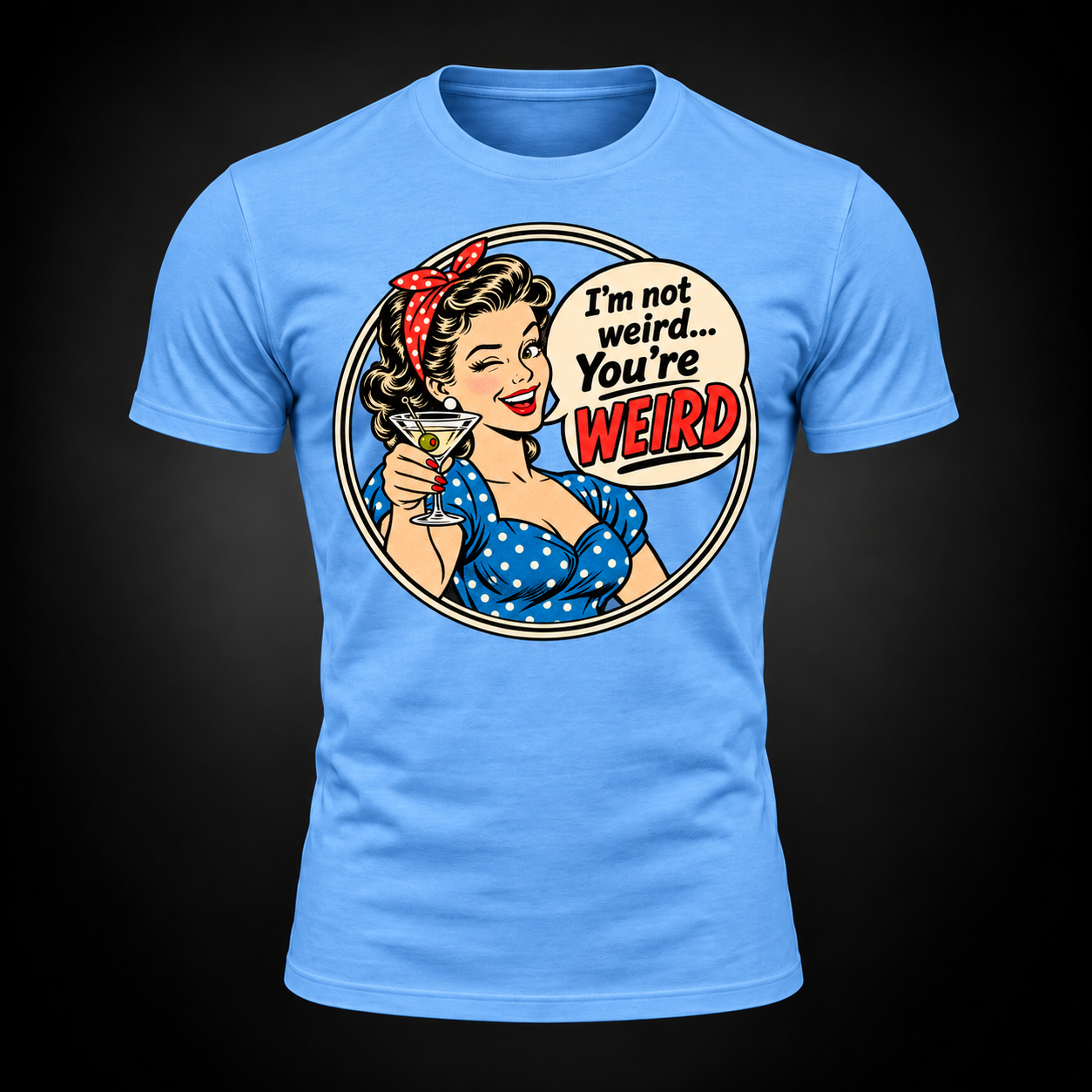 Your Weird Woman - Carolina Blue
