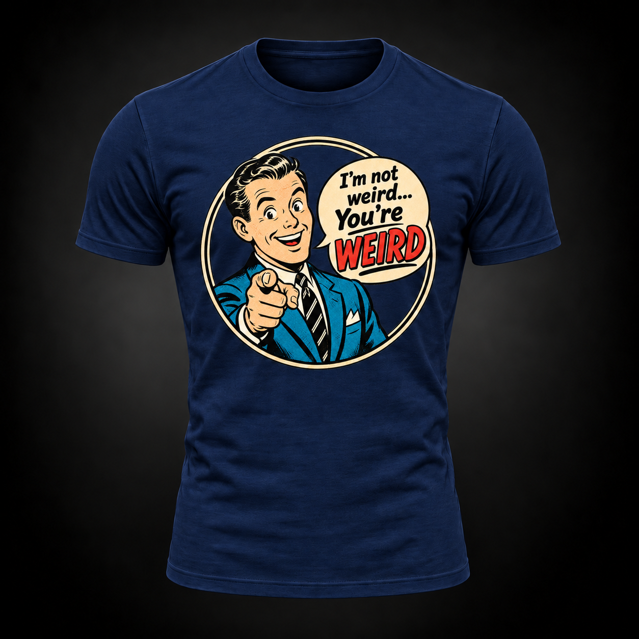 Your Weird Man - Navy Blue