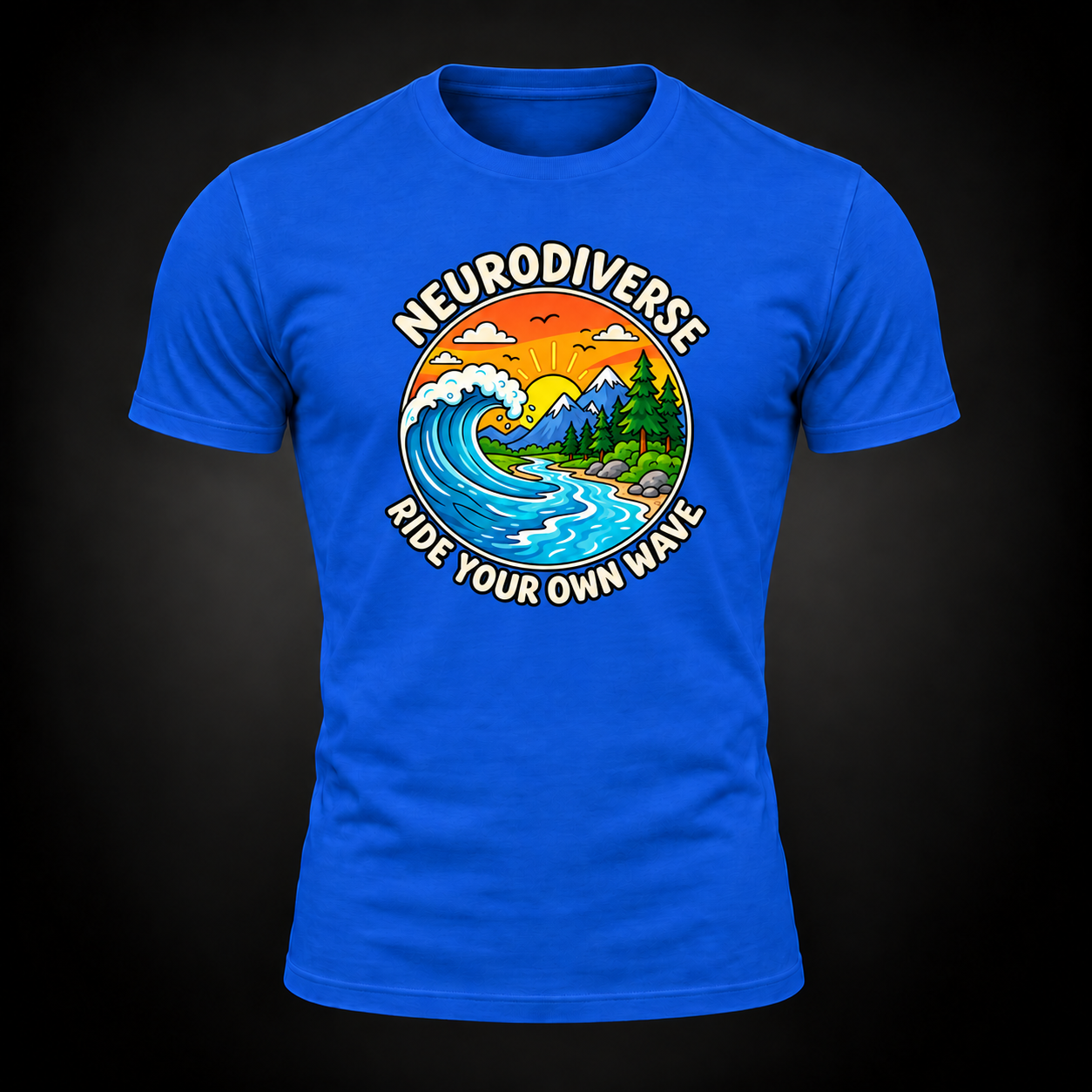 Ride Your Own Wave - Royal Blue